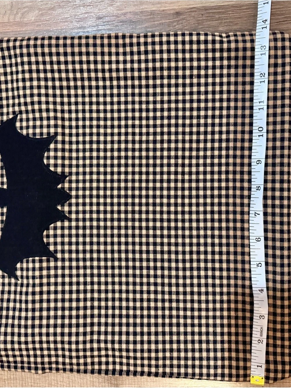 Bat drawstring pillowcase style trick or treat bag